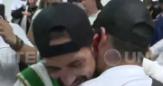 Camacho emocionado se reencuentra con su familia y amigos en Santa Cruz