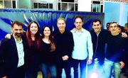 Santilli vino a La Plata a hacer campaña pero no estuvo Adorni