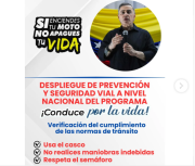 Campaña Si enciendes tu moto, no apagues tu vida arrancó este jueves, así lo anunció el Fiscal General Tarek William Saab