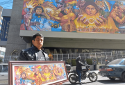 Zambrana sobre el mural del BCB: ‘El culmen de mi carrera’