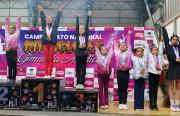 Gimnastas aragüeñas brillan en el Campeonato Nacional Interclub