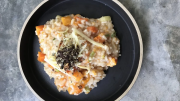 Probá esta receta de risotto con calabaza
