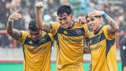 Boca le ganó a Aldosivi por 2-0: Tres victorias al hilo del equipo de Miguel Ángel Russo