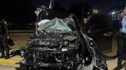Detienen a conductor que huía tras provocar violento choque: una mujer murió
