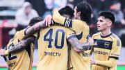 Boca venció a Aldosivi en Mar del Plata y alcanzó su tercera victoria consecutiva