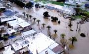 Fuertes lluvias y evacuados en localidades del sur de Santa Fe