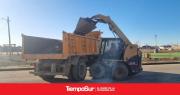 Operativo municipal en el barrio San Benito: limpieza integral y mejoras en calle 13