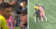 Escándalo en la final de la Leagues Cup: Luis Suárez escupió a un asistente del equipo rival