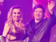 Un sorprendente flyer anuncia la presencia de Javier Milei en el show de Fátima Florez en Las Vegas