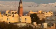 San Juan, teñido de blanco en la cordillera y en las redes