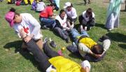 Milagro para el Mundo: los masajistas reciben donaciones y ya definieron sus puntos de asistencia
