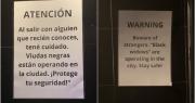 Alertan con carteles en bares y boliches top por las viudas negras: “Al salir con alguien que recién conocés ”