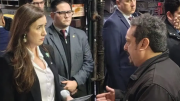 El tenso cruce entre Victoria Villarruel y un sindicalista tras su visita a una fábrica
