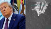 Trump publicó video del momento en que destruyen embarcación con drogas: Dice que murieron 11 terroristas del Tren de Aragua