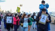 Marcha por el bebé asesinado a golpes: conmovedor pedido de justicia