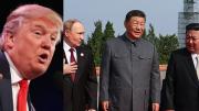 El sarcástico saludo de Trump a Xi Jinping, Putin y Kim Jong-un, los acusó de conspirar contra Estados Unidos