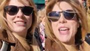 Sacada: el video de Lilia Lemoine cantando “kuka tira piedra” en la previa al acto en Moreno