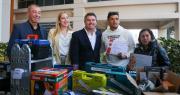 Orrego encabezó la entrega de certificados y herramientas del programa Aprender, Trabajar y Producir