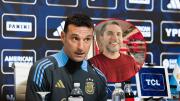 Quién es y qué dijo el periodista que hizo emocionar a Lionel Scaloni en conferencia de prensa