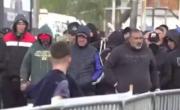Los Borrachos de Milei: identifican a barras de River en el acto de Moreno