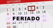 Decretan feriado el viernes 5 de septiembre y habrá un nuevo fin de semana largo