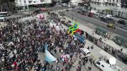 Adentro debate, afuera protesta: manifestantes marchan contra el veto de Javier Milei a la Ley de Discapacidad