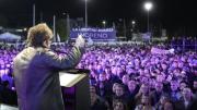 Para la organización del acto de Javier Milei se trató de “una noche más en Moreno”