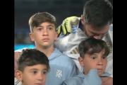La emoción de Lionel Messi en el Himno Nacional, en su despedida por Eliminatorias en suelo argentino