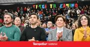 Torres participó de la Expo Educativa que reúne en Trelew a más de mil estudiantes del Valle y la Meseta