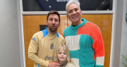 Flavio Mendoza le cumplió el sueño a su hijo de conocer a Lionel Messi: “Sos el Superman de esta generación”