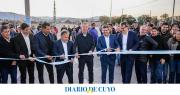 Orrego inauguró la Calle 5 y anunció más pavimentos