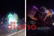 Conmoción por la horrible muerte de un conductor: quedó atrapado dentro del vehículo