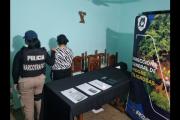 Múltiples allanamientos en la zona sur: dos mujeres detenidas y secuestro de droga y dinero