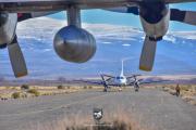 Cuándo y a qué hora se podrá ver el icónico avión Hércules de la Fuerza Aérea en Loncopué: los detalles de la actividad