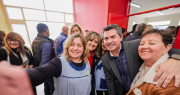 Orrego, presente en la inauguración de la escuela de Nivel Inicial en Pocito