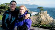 La última foto de una pareja segundos antes del femicidio: la empujó por una montaña