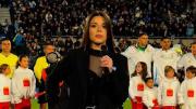Euge Quevedo habló tras las críticas por cantar el Himno en la despedida de Lionel Messi
