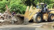 Habilitaron paso vehicular en vía de Ocumare de la Costa que había sido cerrada tras desbordamiento de ríos ocasionado por las lluvias