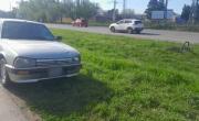 Un ciclista fue atropellado por un auto en la Ruta 2 y fue trasladado de urgencia al hospital