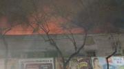 Incendio en terreno de Patricias Mendocinas y Montevideo causó alarma