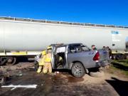 Tragedia en Entre Ríos: tres amigos que iban a pescar a Gualeguay murieron en un choque contra un tren de carga