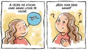 Ganas de viajar la tira de Chelo Candia en el Voy