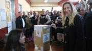 Votó Karina Milei: “Es importantísimo que todos vayan a votar con responsabilidad”