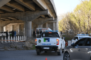 Mapa de la zona donde fue encontrado un cuerpo: gran operativo cerca de la Ruta 22, entre Huergo y Godoy