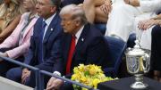 Así reaccionó el público a la presencia de Trump en la final del US Open en Nueva York