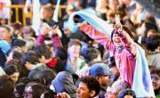 En el centro de La Plata: el color y los festejos del peronismo
