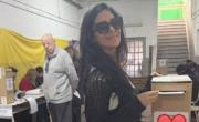 Silvina Escudero, luego de emitir su voto: “Mi deber”