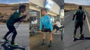 Boliviano Paolo Vargas asiste al Sudamericano de Esquí Cross Country