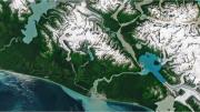 Se creó una nueva isla tras el retroceso de un glaciar en Alaska