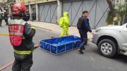 Evacuaron a 500 personas por el derrame de un gas en el edificio de una obra social